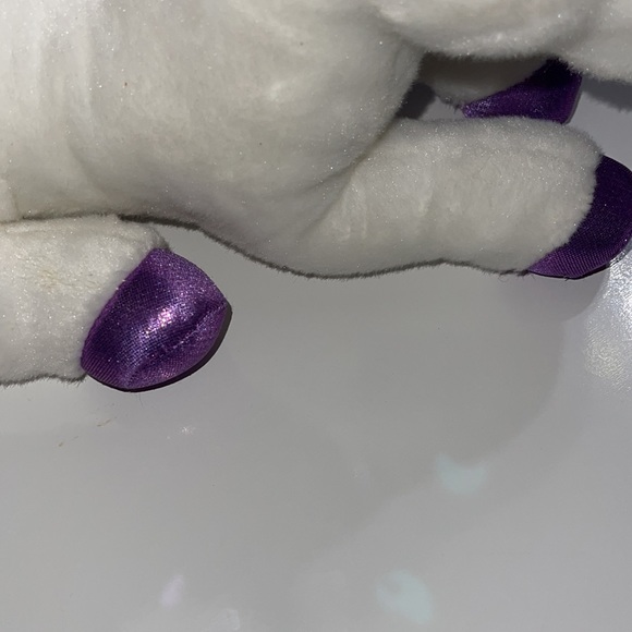 Purple unicorn stuffed animal - Picture 4 of 10
